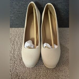 NWB JCrew seville espadrille wedges size 8